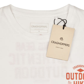 Craghoppers White Outdoor Hike T-Shirt