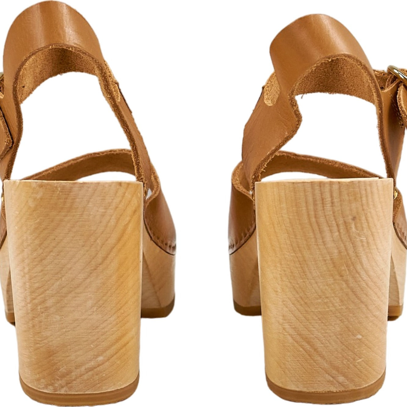 Youyou Tan Leather Sandals