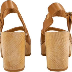 Youyou Tan Leather Sandals