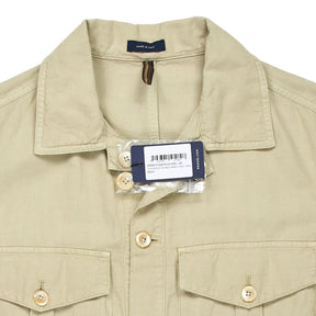 Drakes Beige Linen Jacket