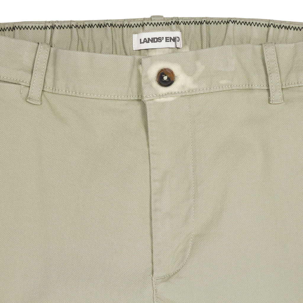 Lands' End Green Cotton Chinos