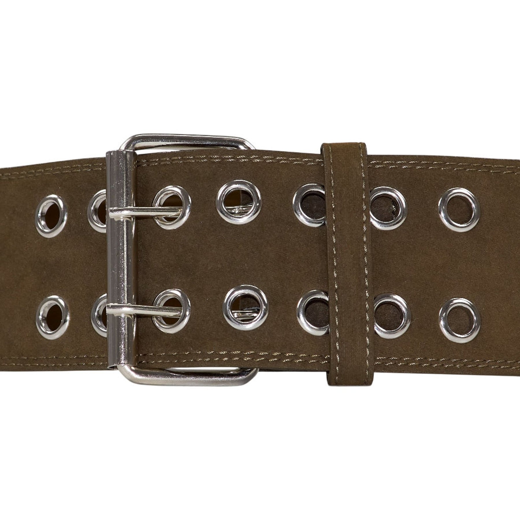Pull & Bear Khaki Wide Belt