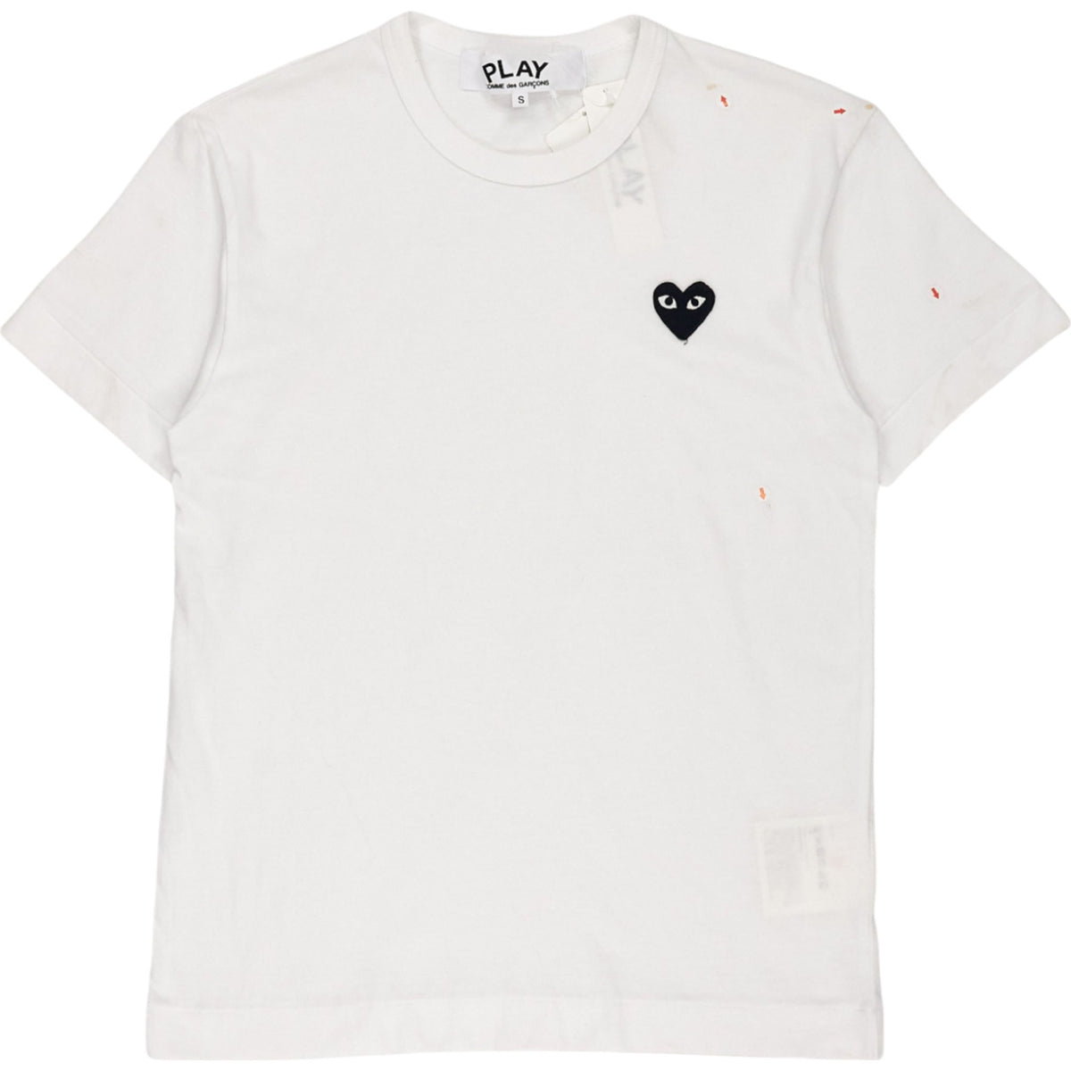 Comme des Garçons Play White Black Logo T-Shirt