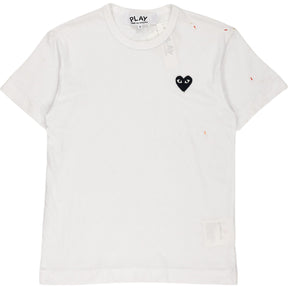 Comme des Garçons Play White Black Logo T-Shirt Shop from Crisis
