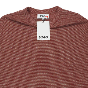 YMC Red Striped Triple T Shirt