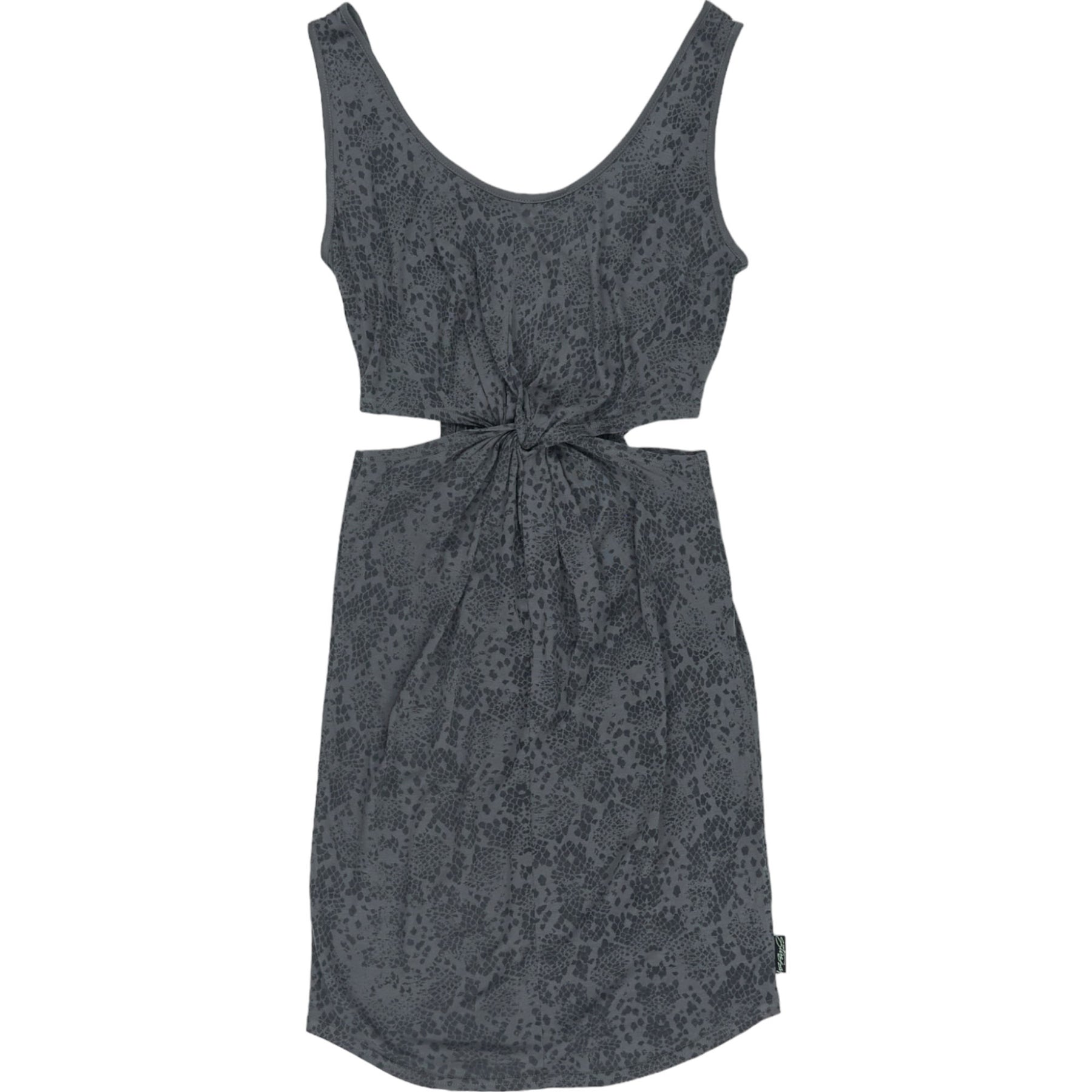 Stussy Grey Pattern Cut-Out Dress