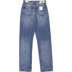 Calvin Klein Jeans Mid Blue High Rise Straight Denim