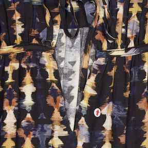 Baukjen Navy Kalina Printed Midi Dress