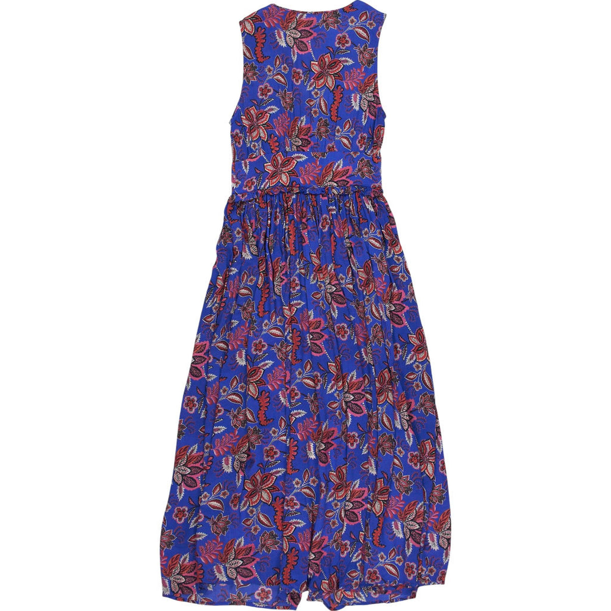 Baukjen Blue Floral Midi Dress