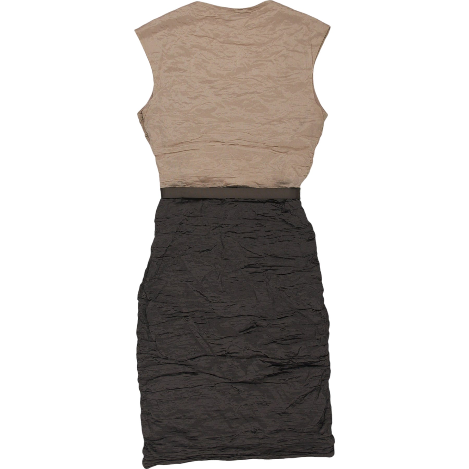 Phase Eight Beige Black Sleeveless Dress