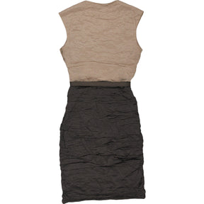 Phase Eight Beige Black Sleeveless Dress