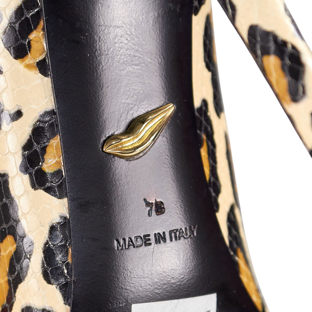 Diane von Furstenberg Leopard Print Heels