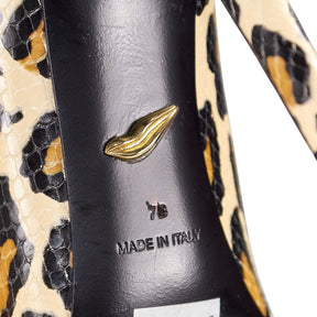 Diane von Furstenberg Leopard Print Heels