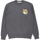 Maison Kitsuné Grey Fox Patch Jumper