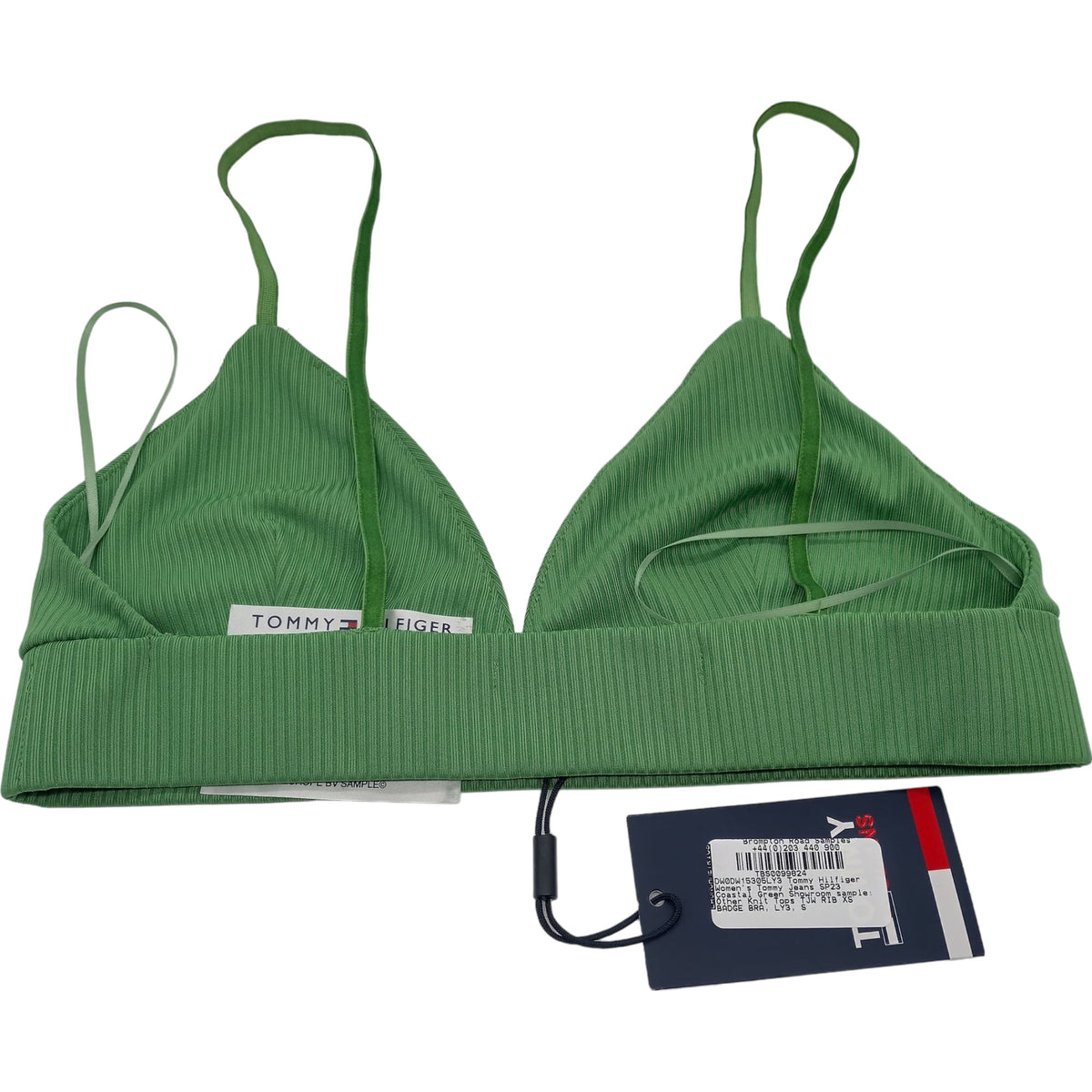 Tommy Hilfiger Green TJW Rib S Badge Bralette