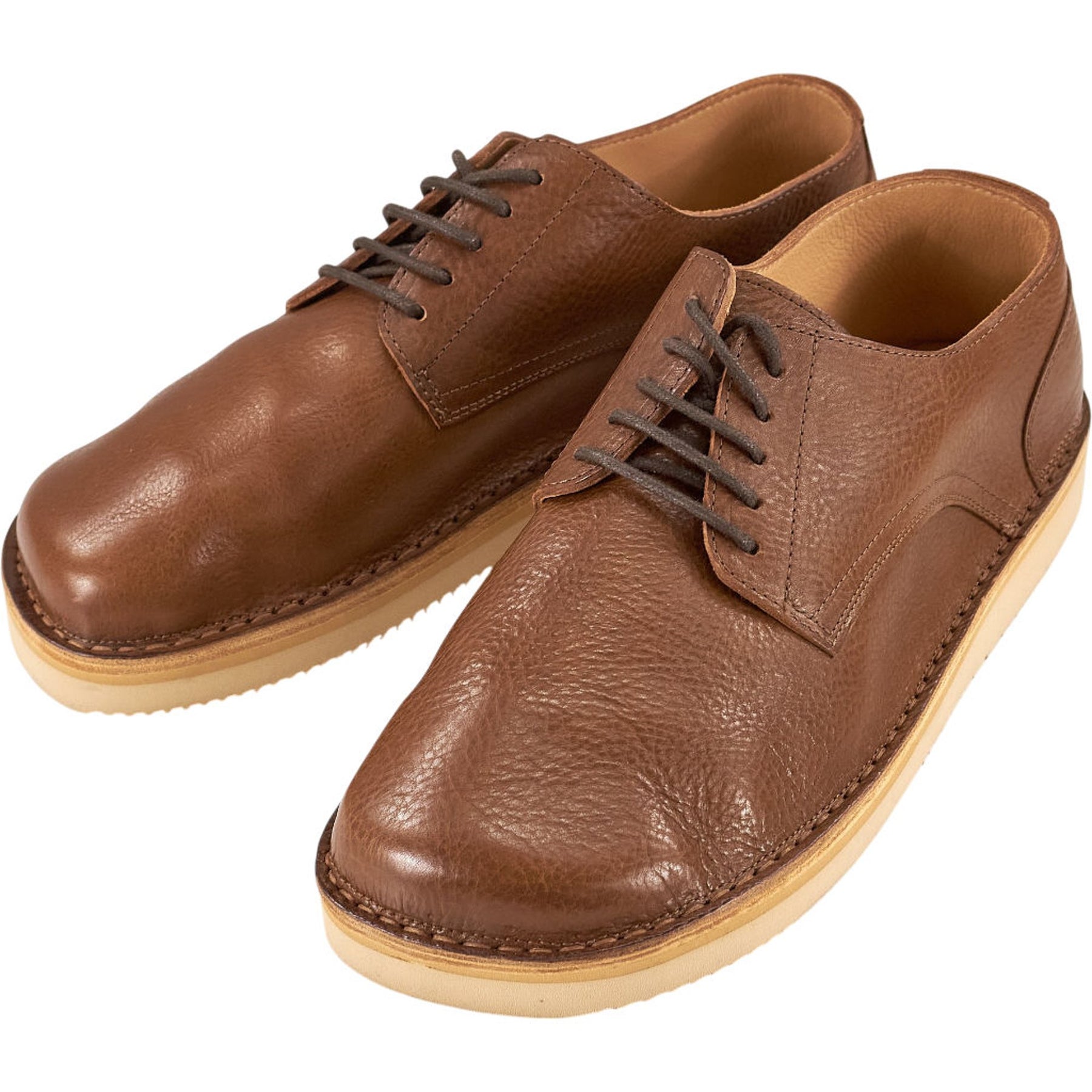 Fracap Brown Leather Shoes