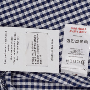 Bonte Midnight Gingham Attie Dress