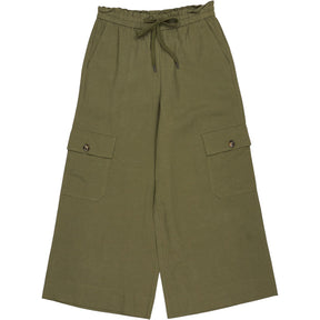 Wyse Khaki Green Aniyah Culotte Trousers