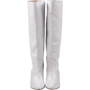 Mother of Pearl White Knee-High Boots