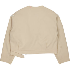 Pull & Bear Beige Cropped Blazer