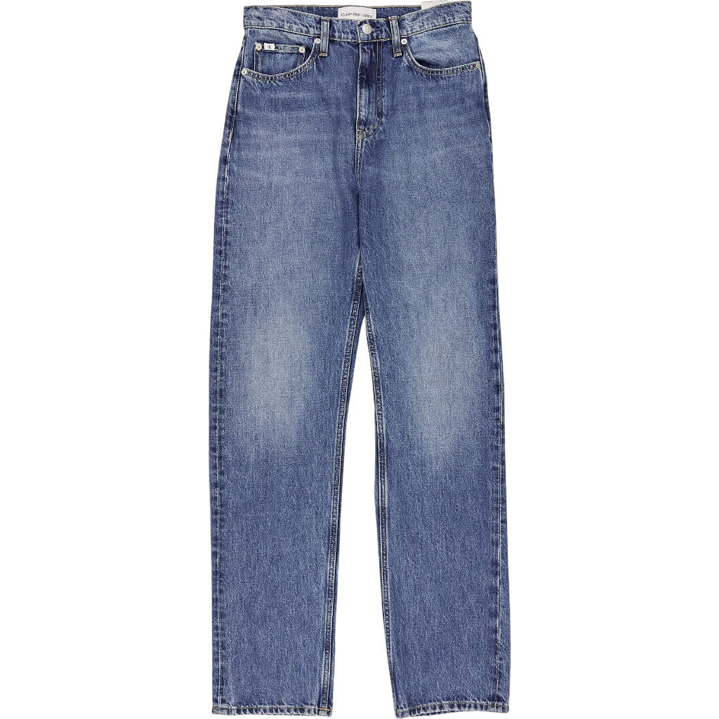 Calvin Klein Jeans Mid Blue High Rise Straight Denim