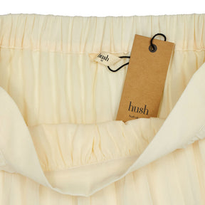Hush Ecru Chiffon Pleat Skirt