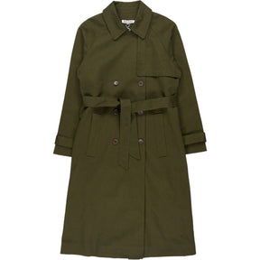 Baukjen Olive Organic Cotton Trench Coat