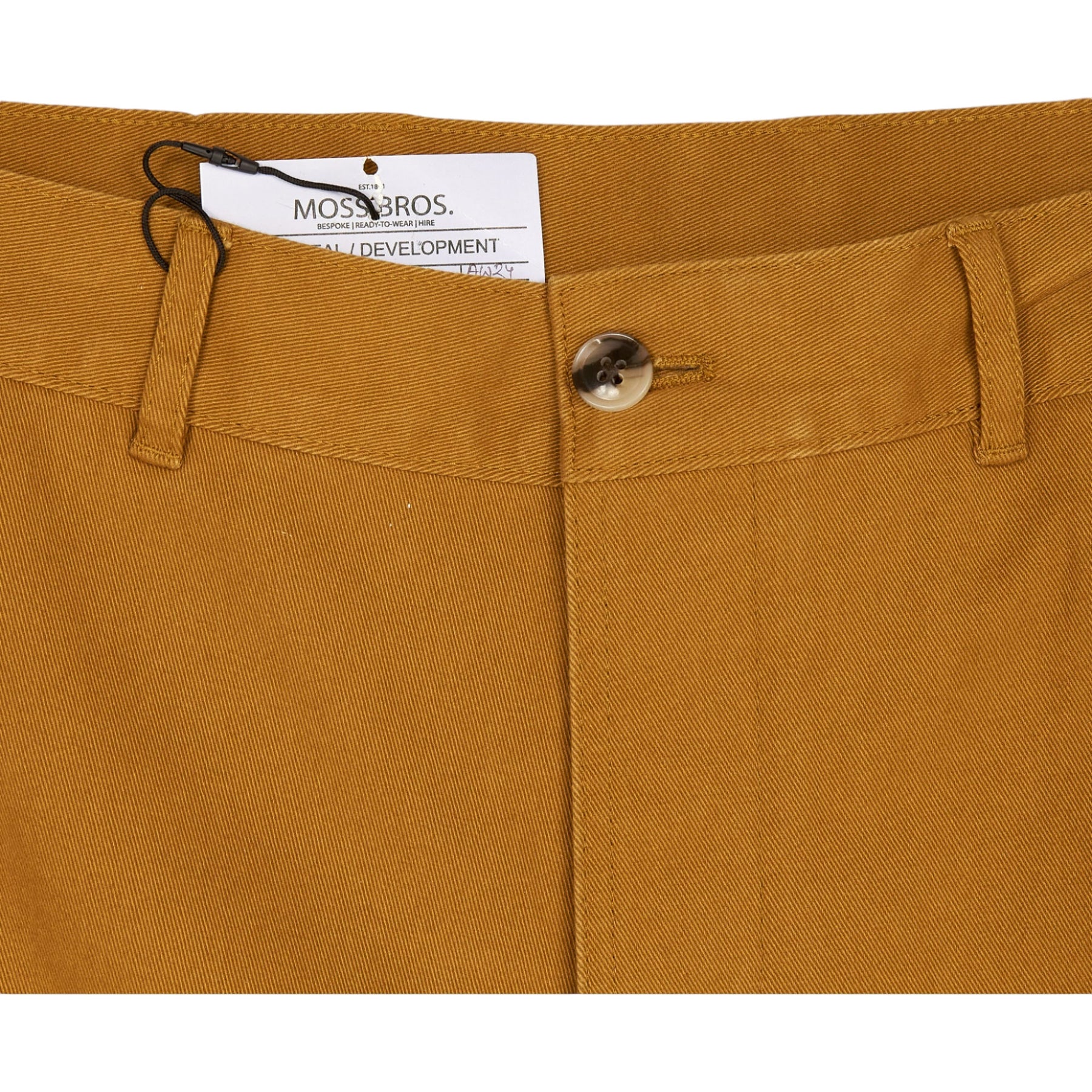 Moss Tan Chino Bespoke Trousers