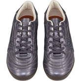 Pull & Bear Metallic Leather Trainers