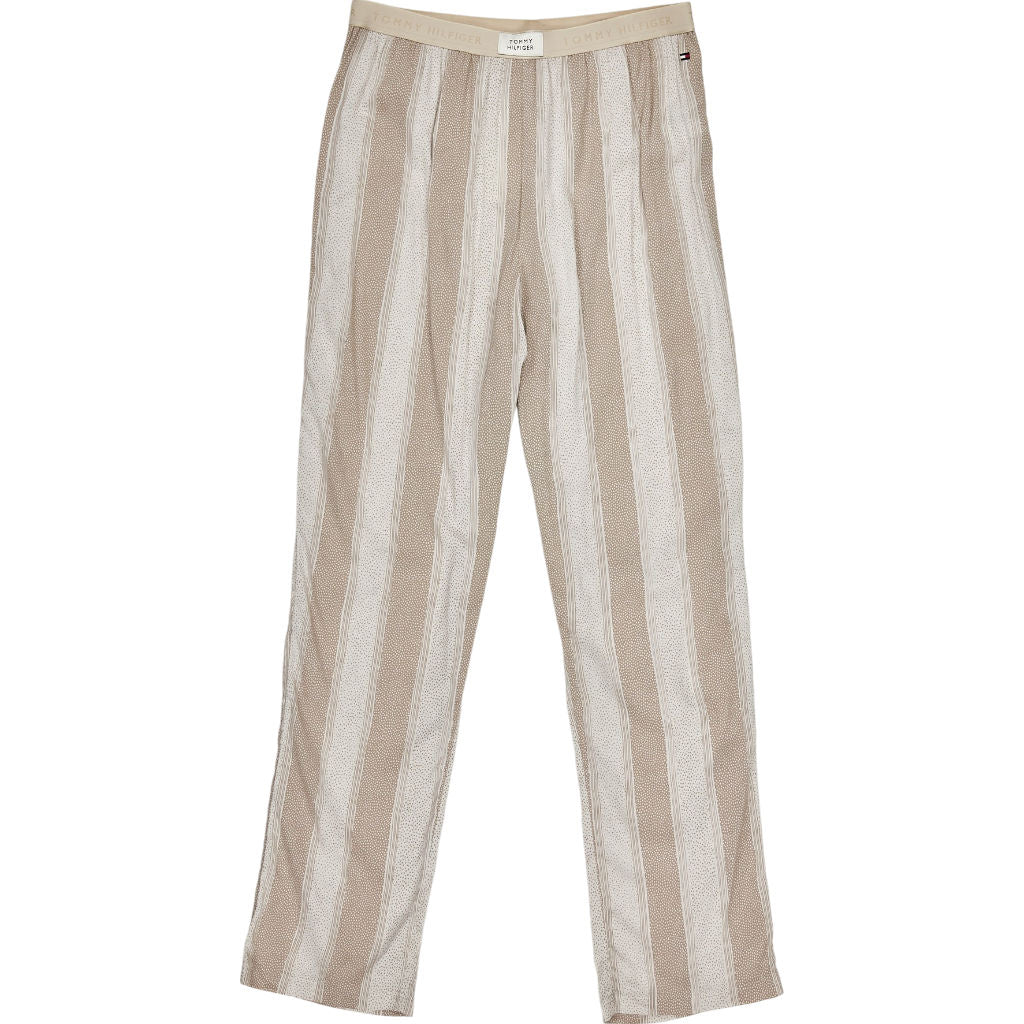 Tommy Hilfiger Beige Striped Lounge Pants