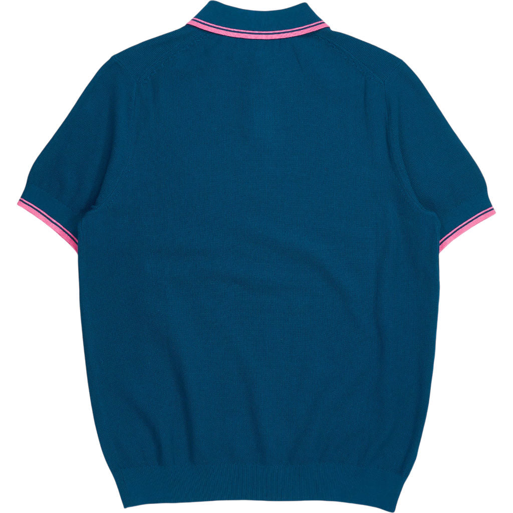 Lyle & Scott Teal Blue Cotton Polo Shirt