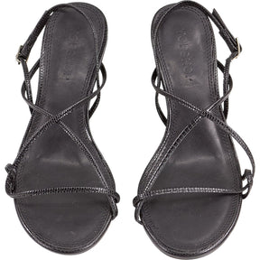 Topshop Black Strappy Sandals