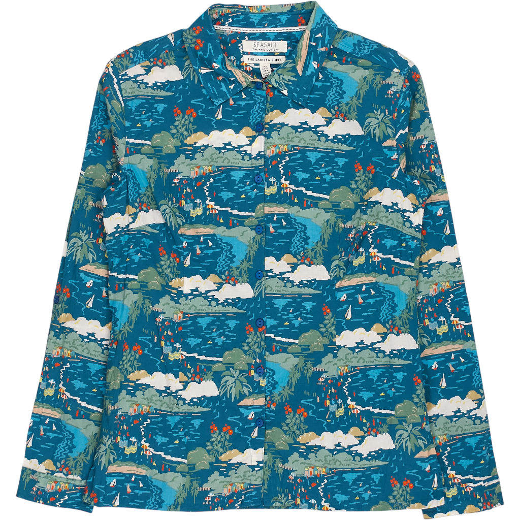 Seasalt Blue Larissa Organic Cotton Shirt