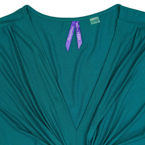 Seaphine Teal Knot Front Maternity Dress