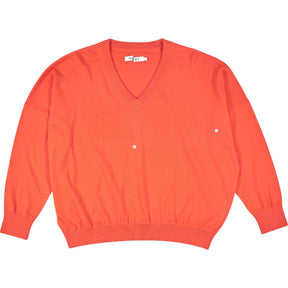 NRBY Orange V-Neck Jumper
