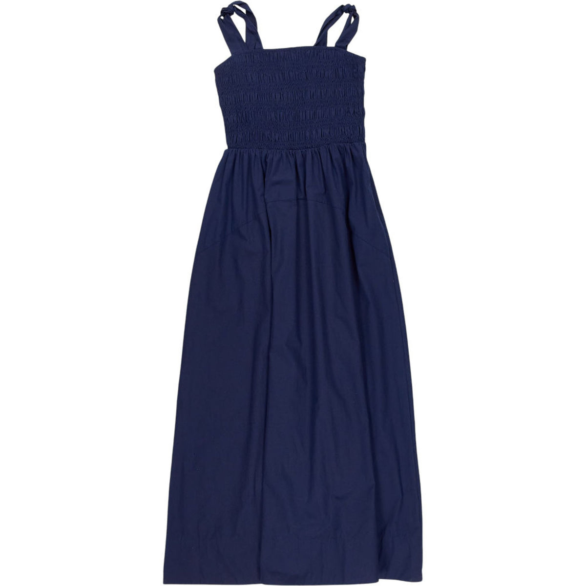 OMNES Blue Dixie Cotton Poplin Dress