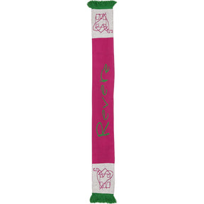 Revere Pink Green Patterned Scarf