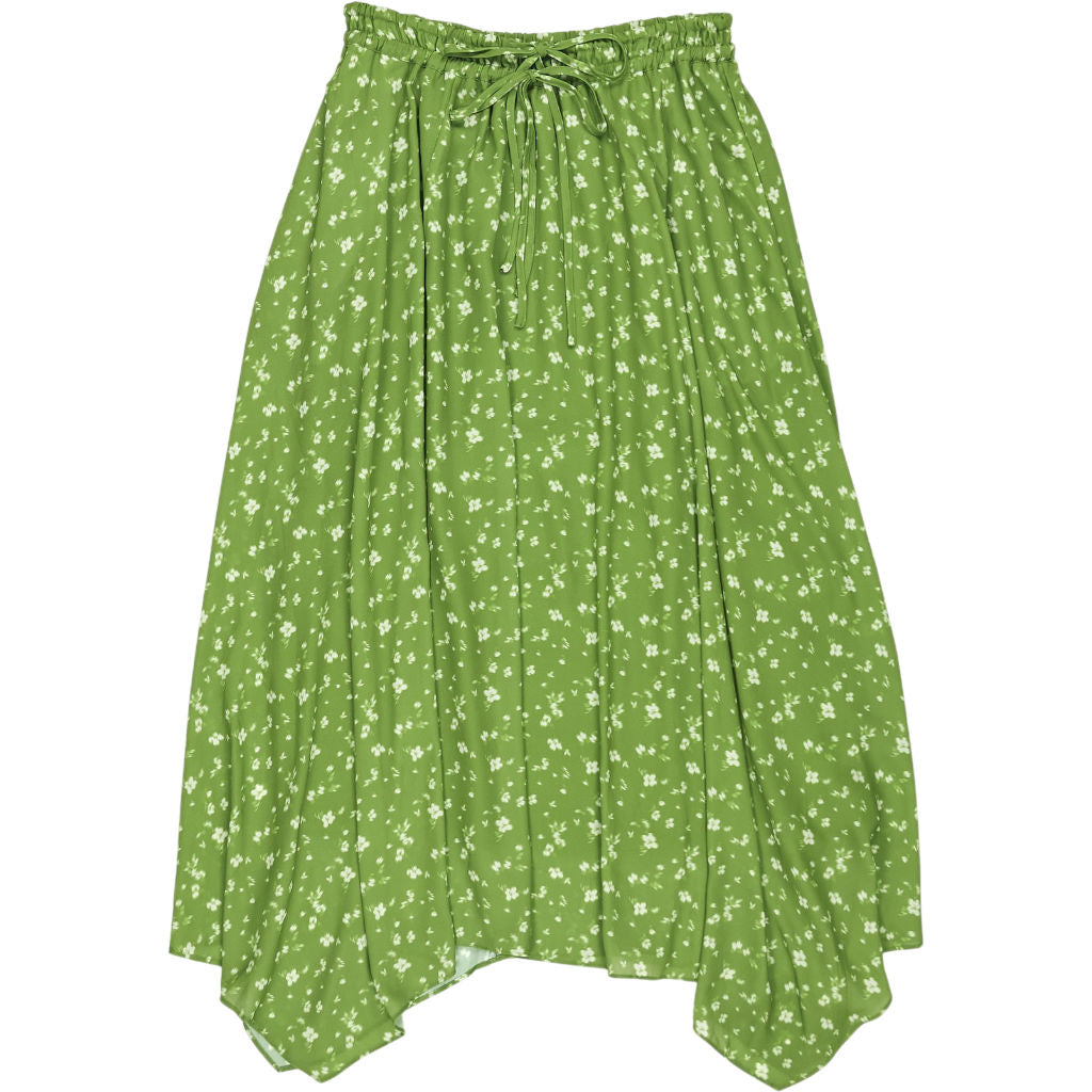 Hush Green Ditsy Floral Chiffon Skirt