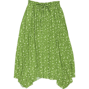 Hush Green Ditsy Floral Chiffon Skirt