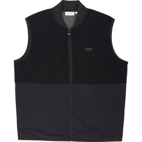 Calvin Klein Black Bonded Fleece Vest