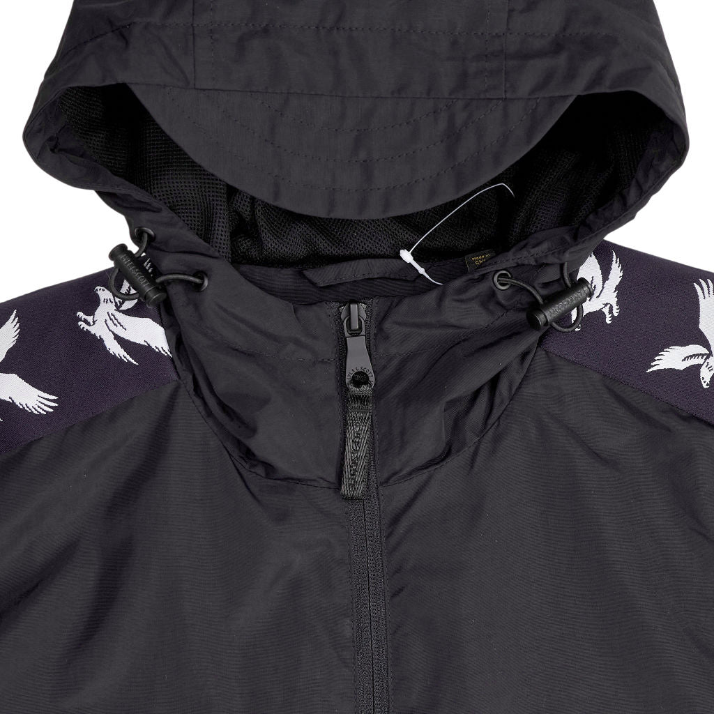 Lyle & Scott Black Logo Hooded Jacket