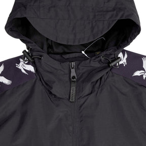 Lyle & Scott Black Logo Hooded Jacket