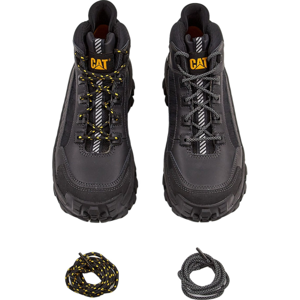 Caterpillar Black Invader Mid Steel Toe Boots