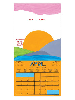 David Shrigley Official and Exclusive 2027 Wall Calendar