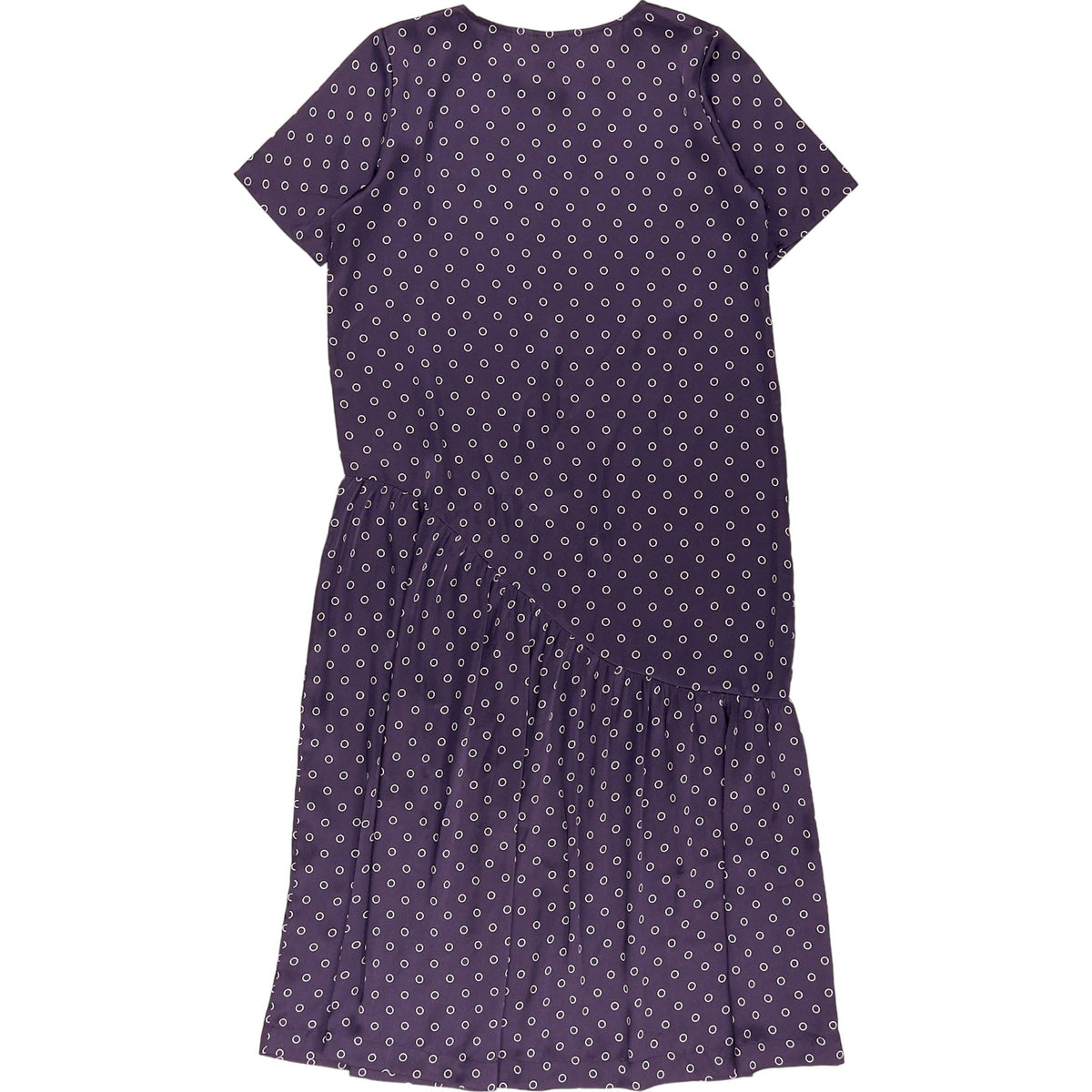 Omnes Purple Polka Dot Dress