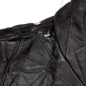 Vintage Navarre Black Leather Coat