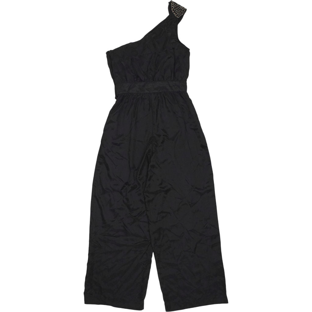 Vintage Angie Black One-Shoulder Jumpsuit