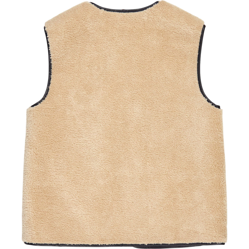 WYSE Ecru Willow Borg Gilet