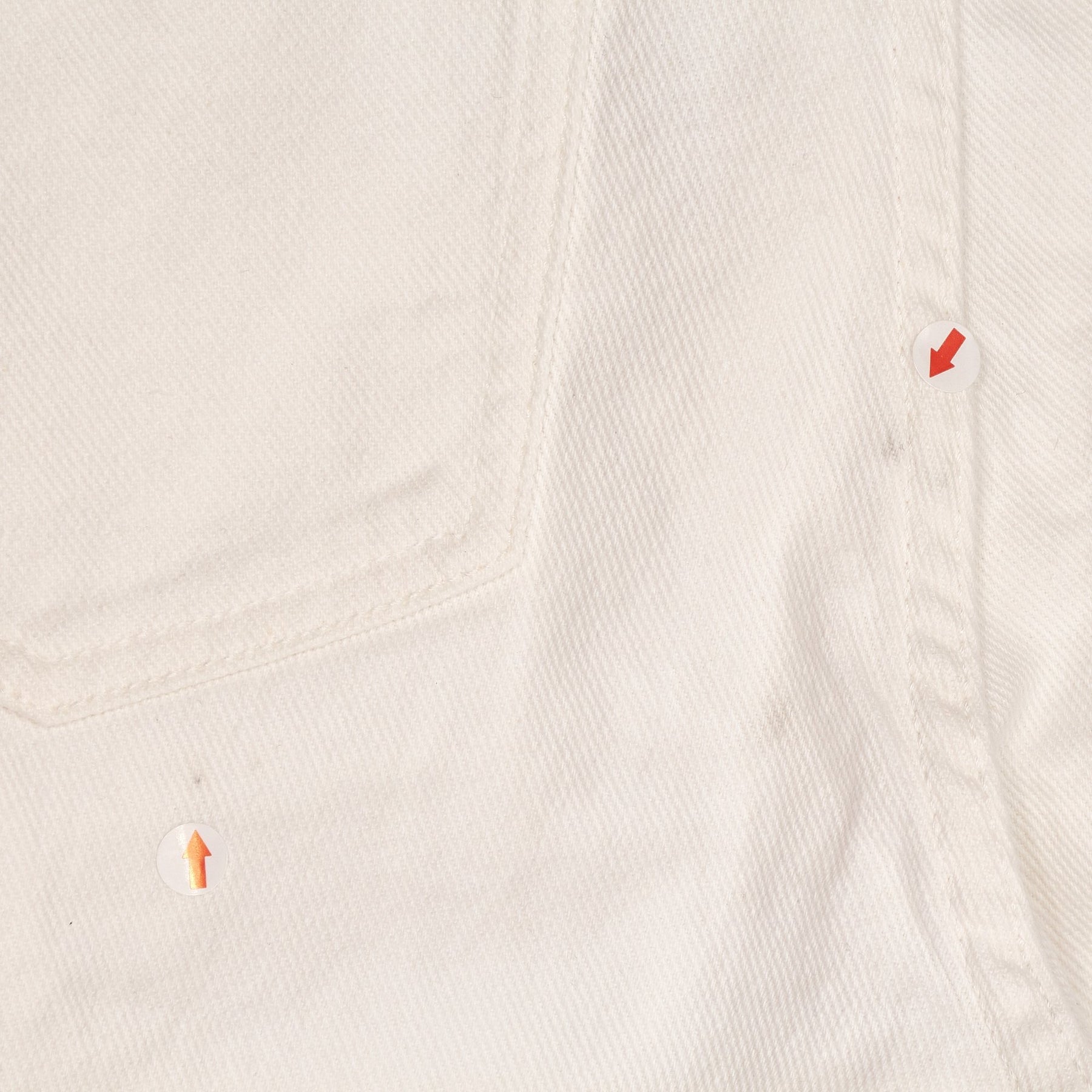 Baukjen White Organic Cotton Wide Leg Trousers