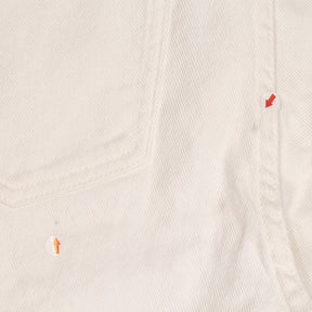 Baukjen White Organic Cotton Wide Leg Trousers